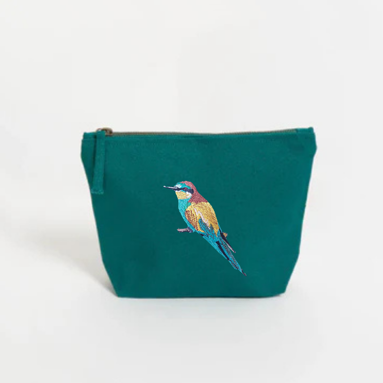 Make Up Pouch- Bee Eater