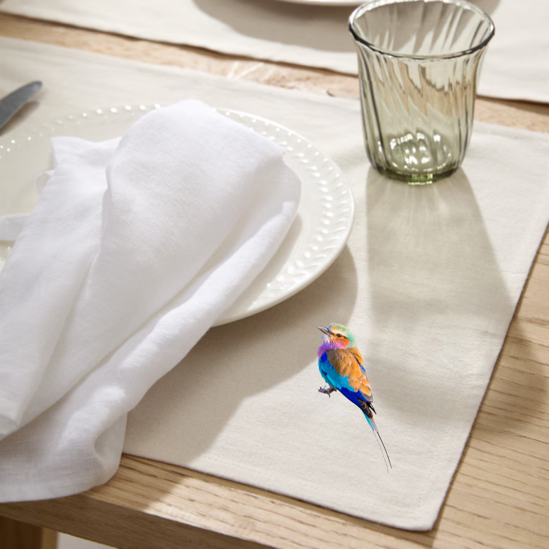 Table Placemats - Lilac Breasted Roller