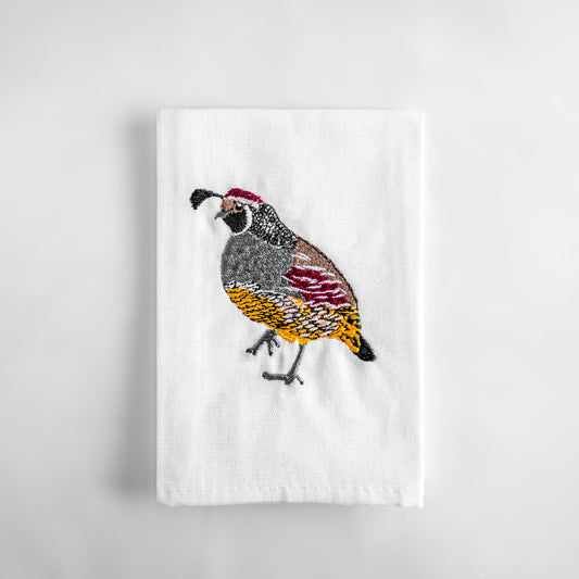 Napkins with Quail Embroidery