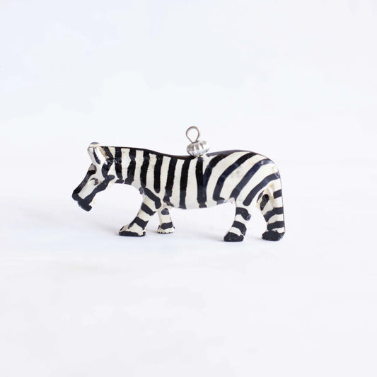 Zebra Wooden Ornaments