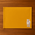 Table Mats - Lion Embroidery