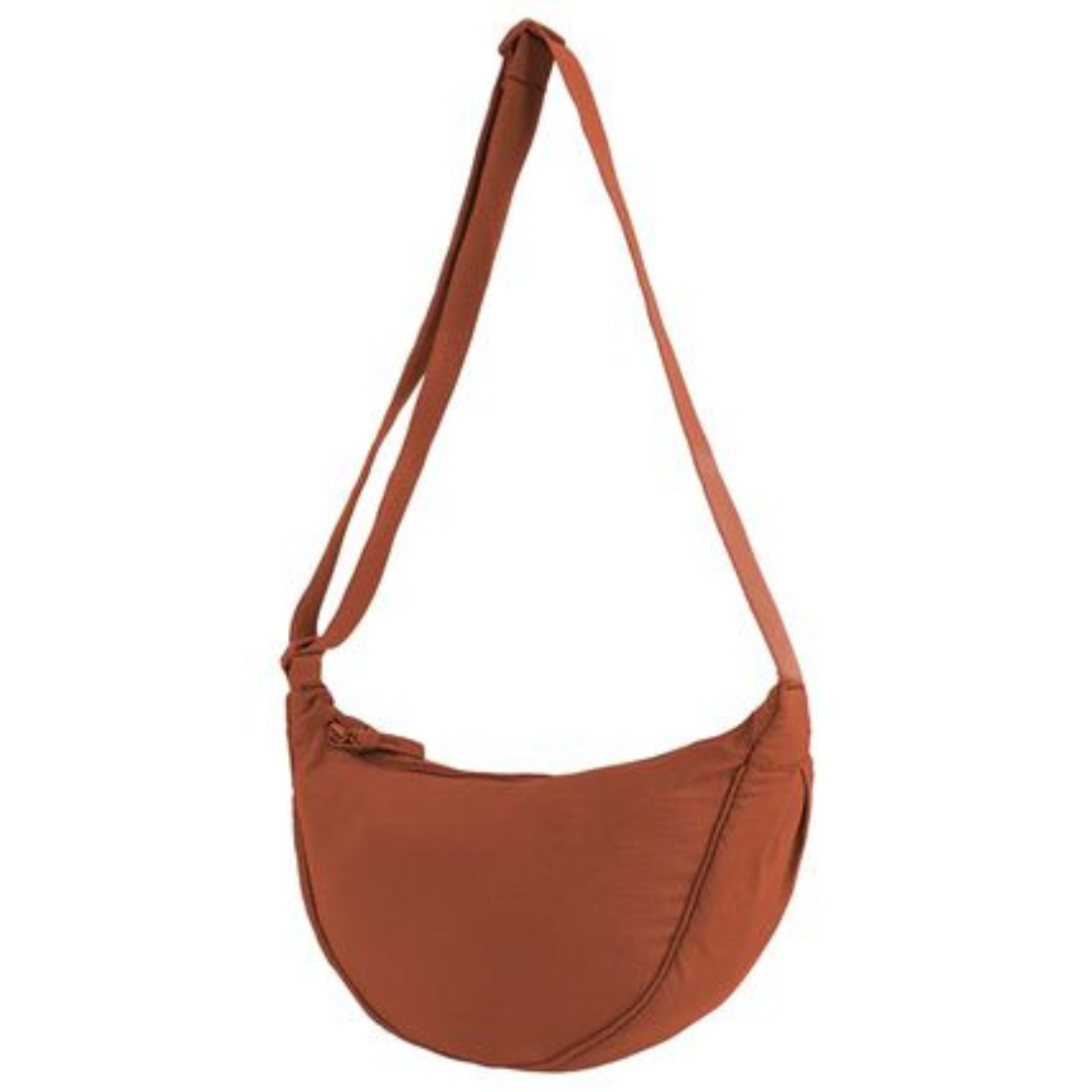 Mara Crossbody Bag- Rust Canvas