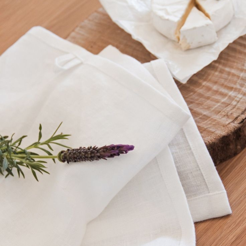 Kitchen Towels with Zebra Embroidery