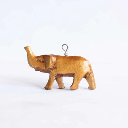 Baby Elephant Wooden Ornaments