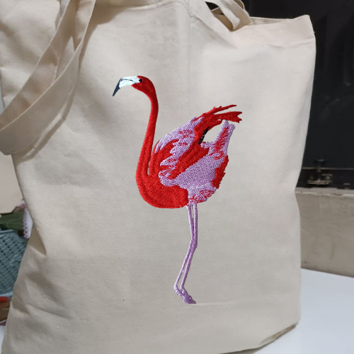 Canvas Tote - Flamingo