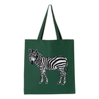 Canvas Tote - Zebra