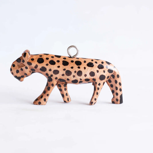 Cheetah Wooden Ornaments