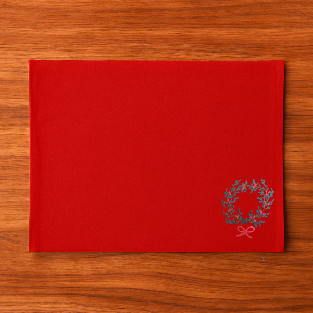 Table Mats - Wreath Motif