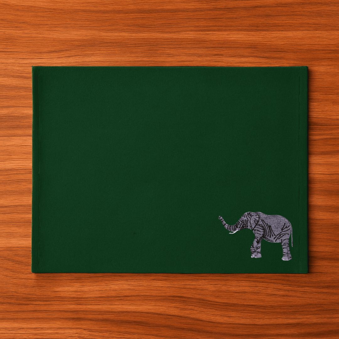 Table Mats - Elephant Embroidery