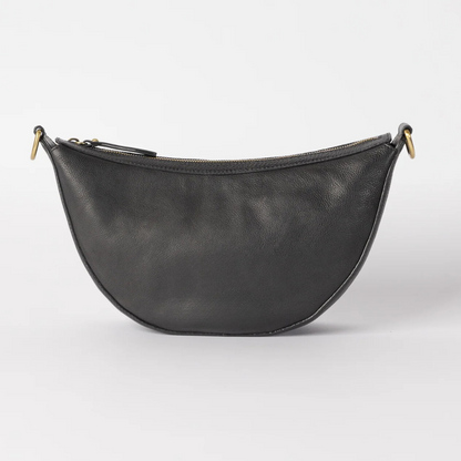 Mara Crossbody Bag- Black Leather