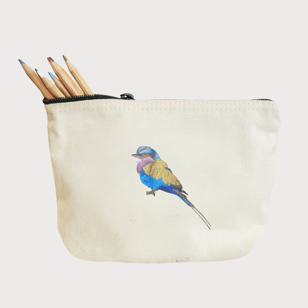 Make Up Pouch - Lilac Breasted Roller