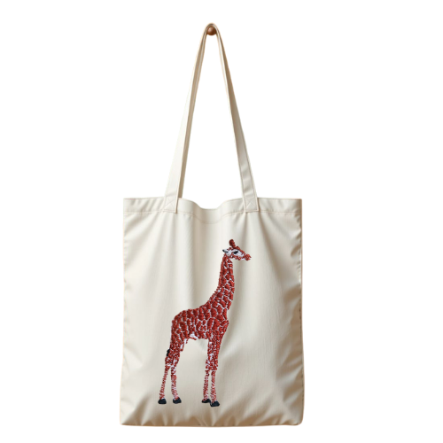 Canvas Tote - Giraffe