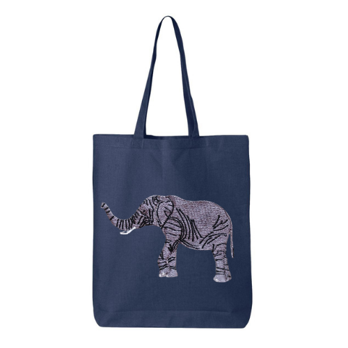 Canvas Tote - Elephant