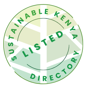 Logo of Sustainable Kenya Listed Directory with green gradient on a white background