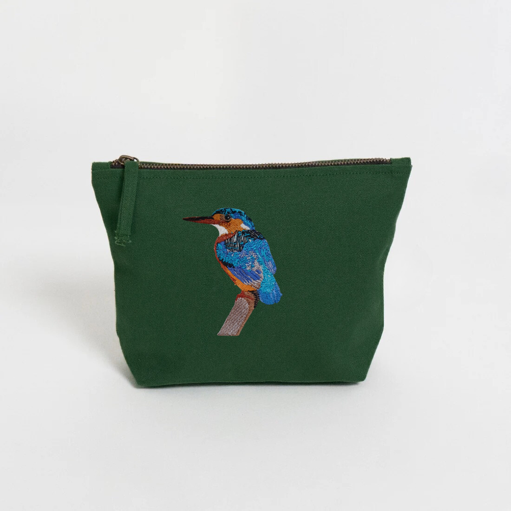 Malachite Kingfisher Makeup Bag