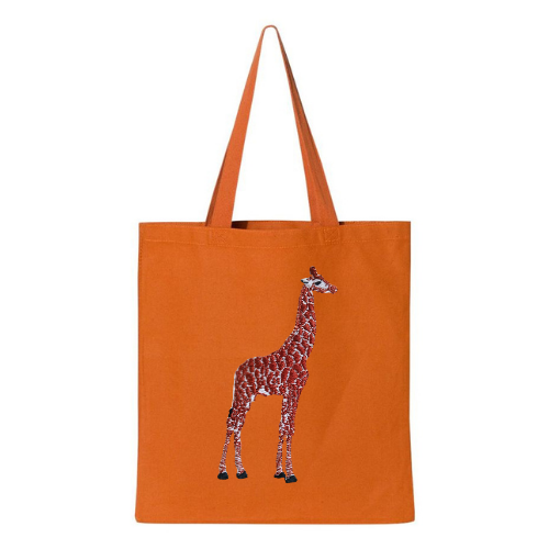 Canvas Tote - Giraffe