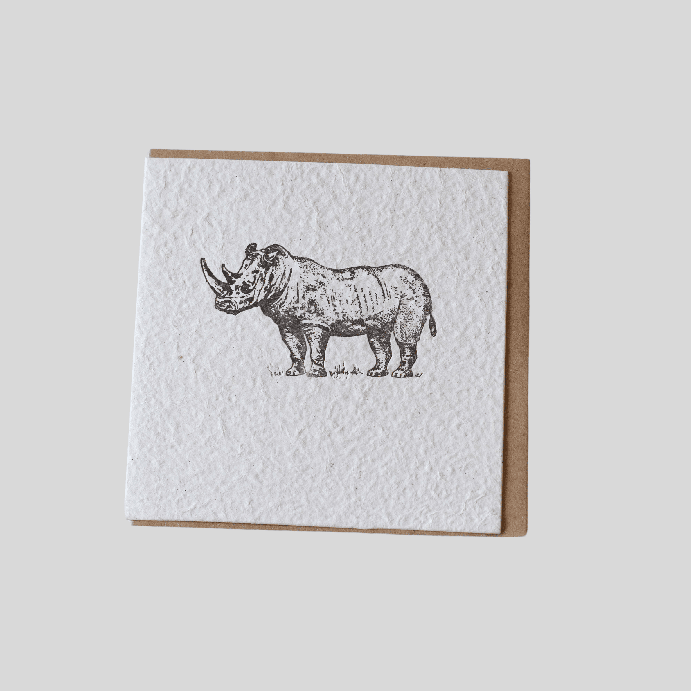 Greeting Card - Rhino