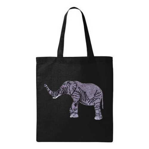 Canvas Tote - Elephant