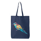 Canvas Tote - Bee Eater by ILISAH in mustard, made from 100% cotton canvas, perfect for everyday use and errands.