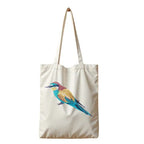 Canvas Tote - Bee Eater by ILISAH in mustard, made from 100% cotton canvas, perfect for everyday use and errands.