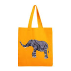 Canvas Tote by ILISAH in Burnt Orange, made from 100% cotton canvas, perfect for everyday use and errands.