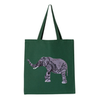 Canvas Tote by ILISAH in Burnt Orange, made from 100% cotton canvas, perfect for everyday use and errands.