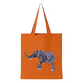 Canvas Tote by ILISAH in Burnt Orange, made from 100% cotton canvas, perfect for everyday use and errands.