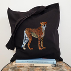 Canvas Tote - Cheetah
