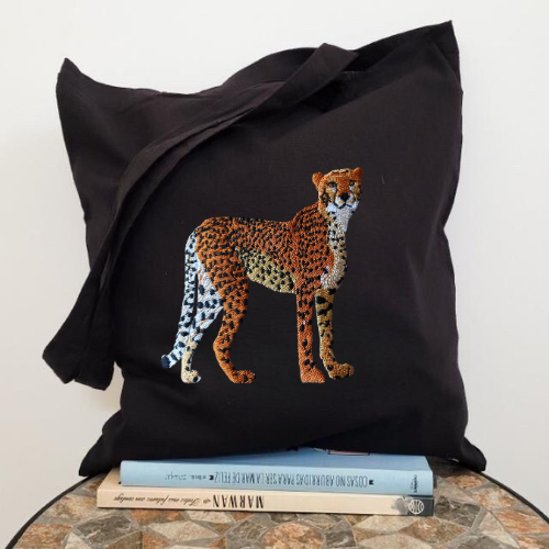 Canvas Tote - Cheetah