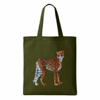 Canvas Tote - Cheetah