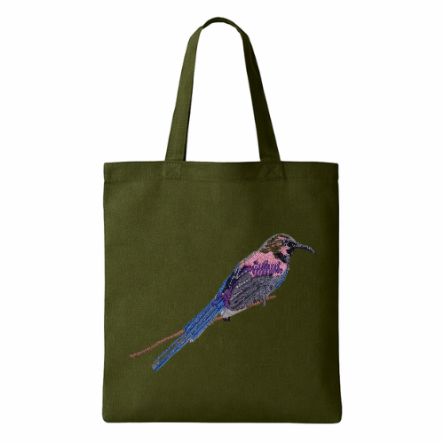 Purple Sunbird Safari Tote