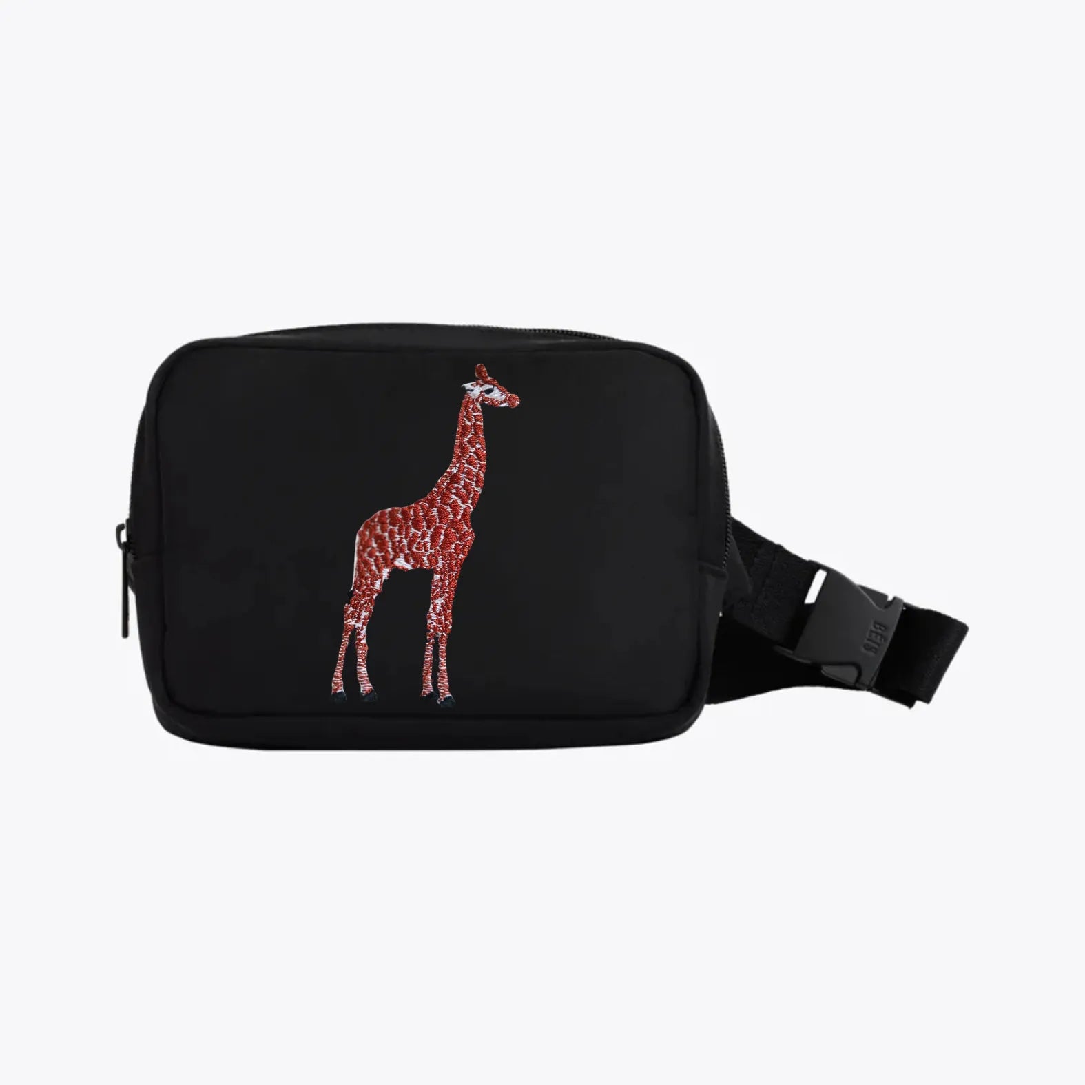 Everyday Belt Bag - Giraffe by Ilisah in beige, perfect for hikes and markets, lightweight and handmade in Kenya.