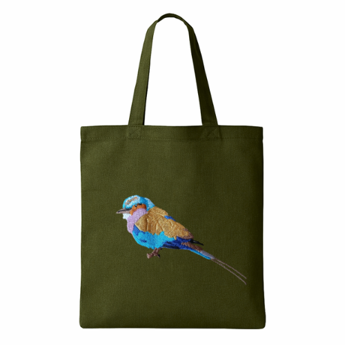 Lilac Breasted Roller Safari Tote