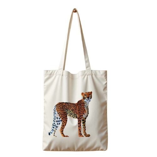 Canvas Tote - Cheetah