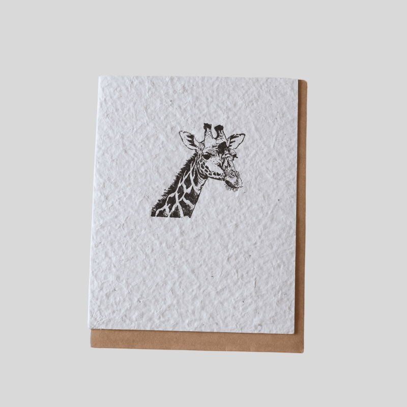 Greeting Card - Giraffe