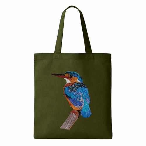Malachite Kingfisher Safari Tote