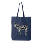 Canvas Tote - Zebra