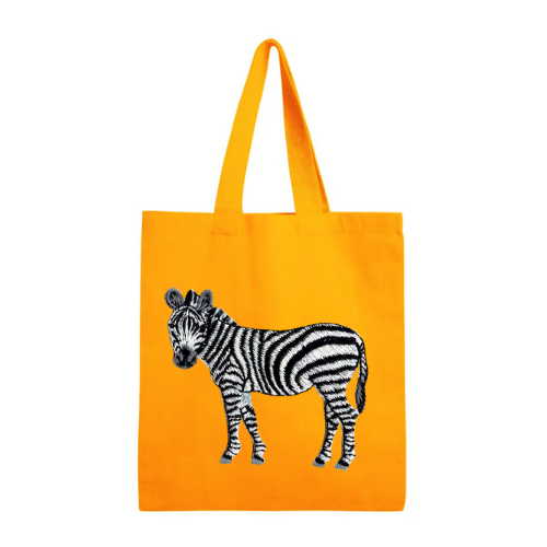 Canvas Tote - Zebra