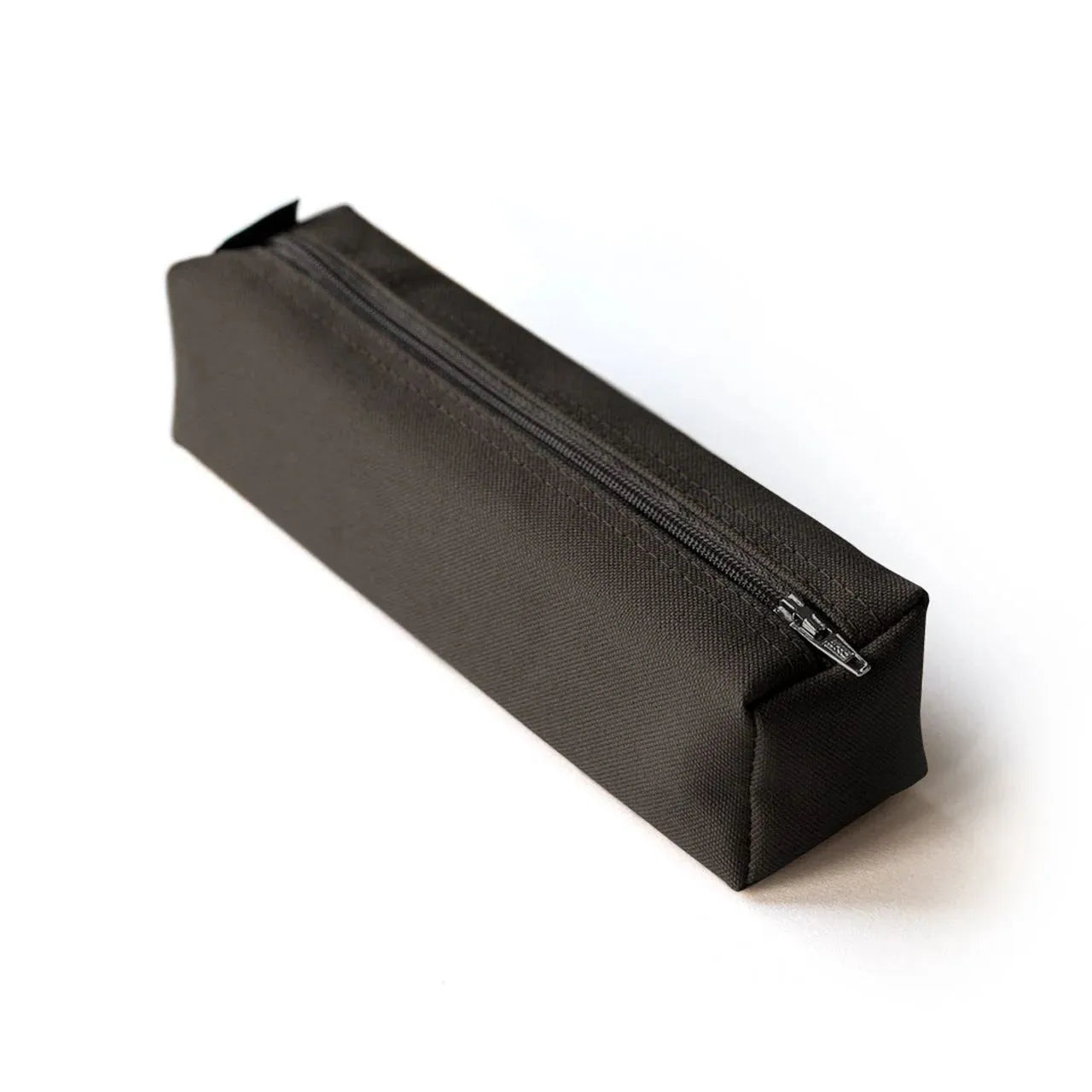 Ilisah canvas pencil pouch in navy blue, a stylish zipper bag case for organizing pens and brushes, perfect for makeup or ...