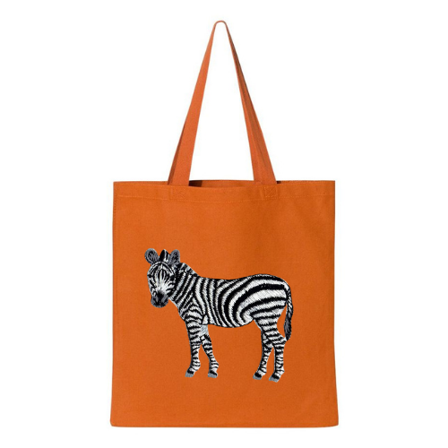Canvas Tote - Zebra