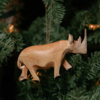 Handmade ILISAH Safari Animals Ornament Set in vibrant colors, perfect for festive decorating, Christmas tree, and holiday...