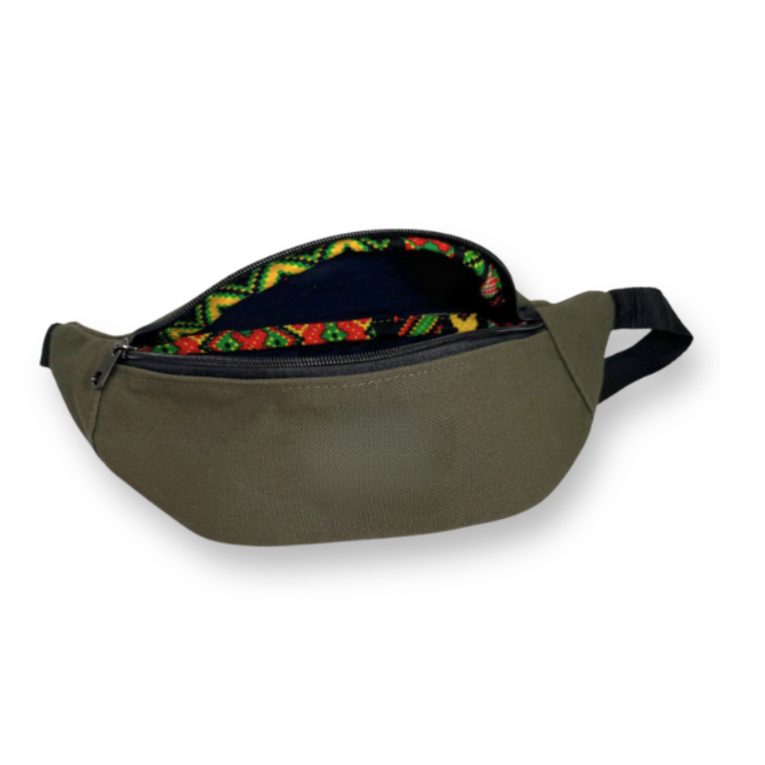 Tawi Fanny Pack - Green Canvas