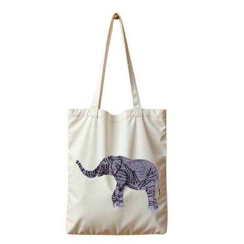 Canvas Tote - Elephant